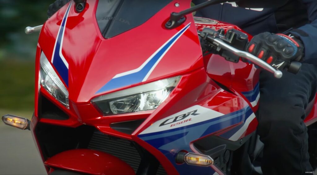Vorderteil des Honda CBR 650 R Motorrads